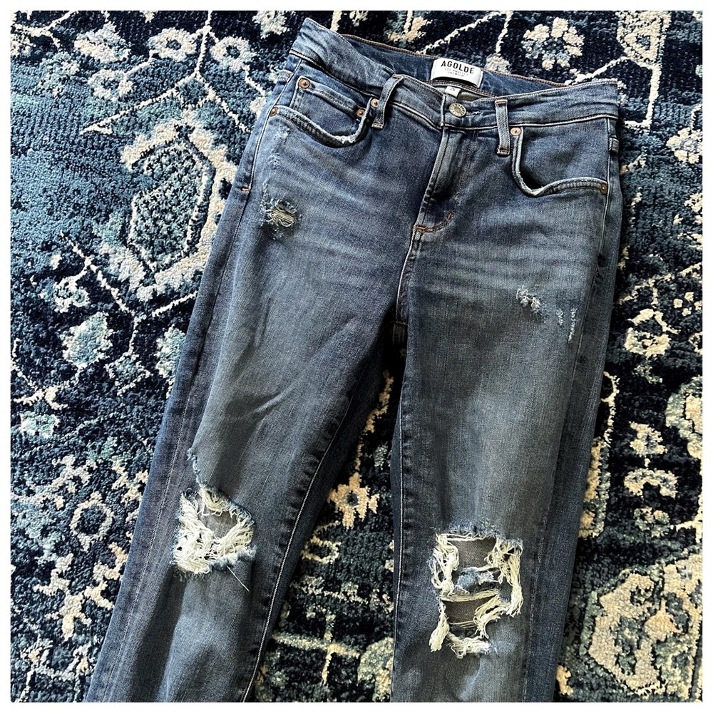 AGOLDE Sophie High Rise Skinny Crop 26 - Picture 7 of 15